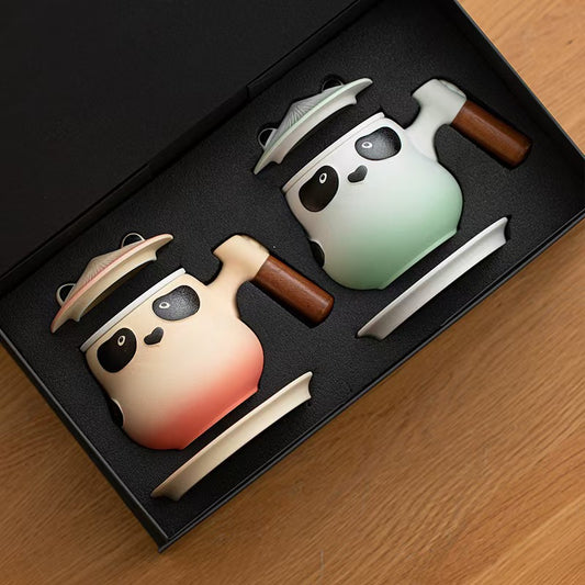 Panda Coffee Cup Pair Set